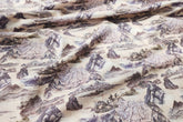 Ink Wash Landscape Painting Korean Traditional Patterned Fabric printed in Korea by the Half Yard